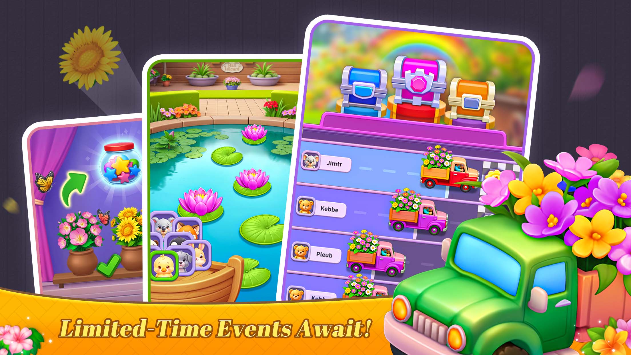 اسکرین شات 8 بازی Flower Merge - Sort Games