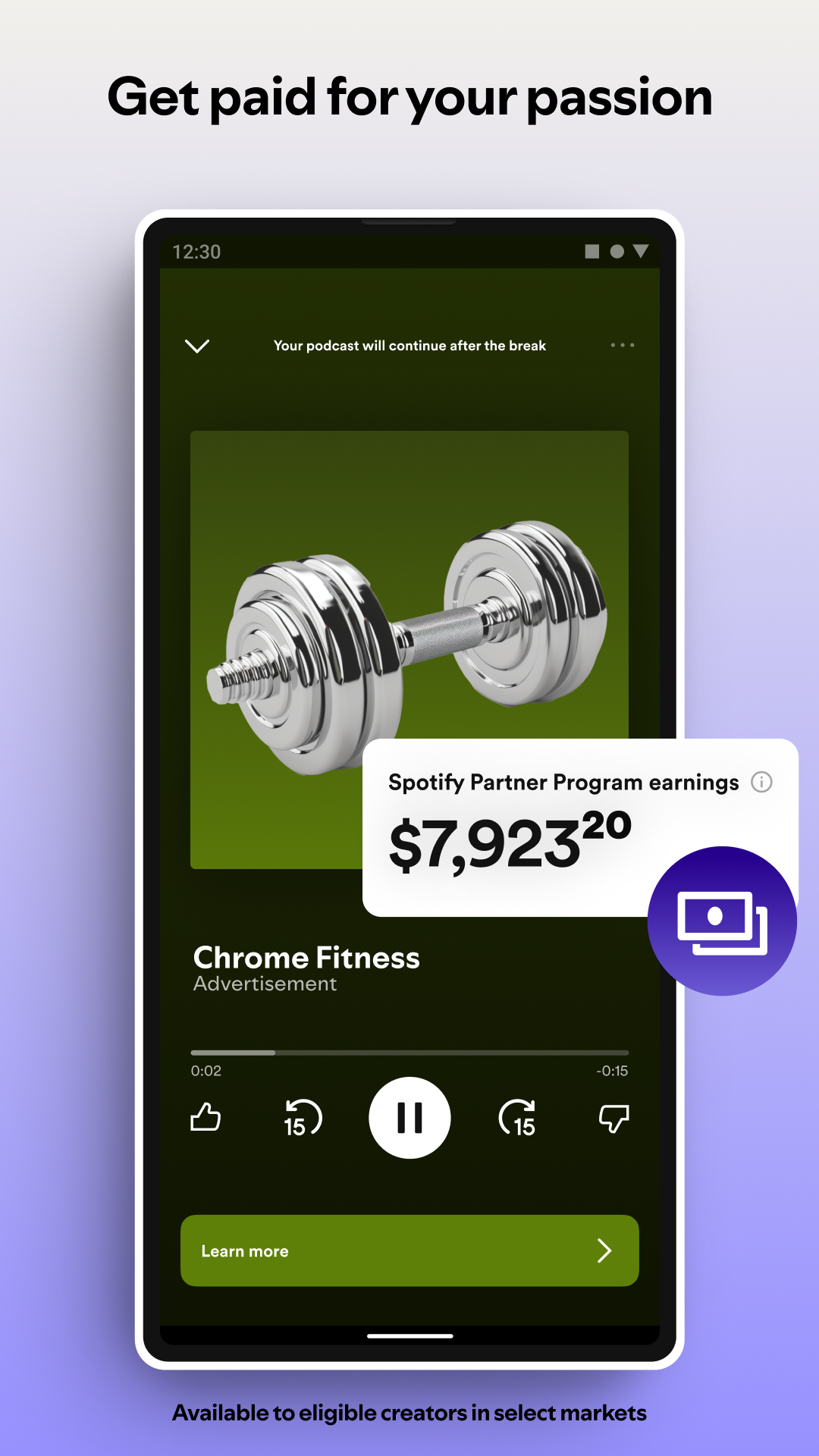 اسکرین شات 7 برنامه Spotify for Creators
