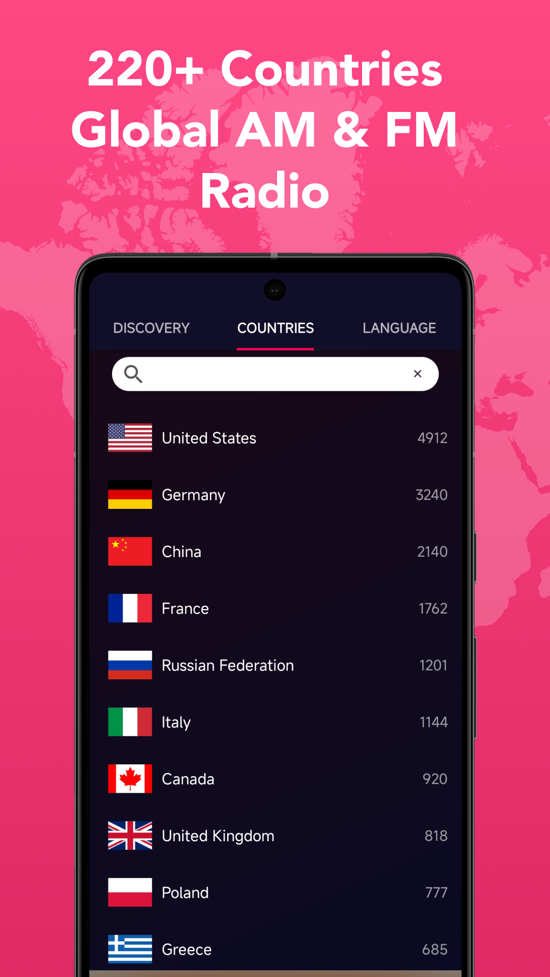 اسکرین شات 3 برنامه FM Radio, Live FM, Live radio