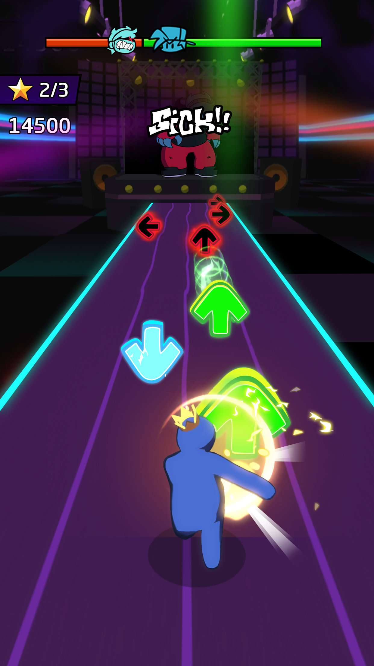 اسکرین شات 2 بازی Blade Night : Rhythm Saber