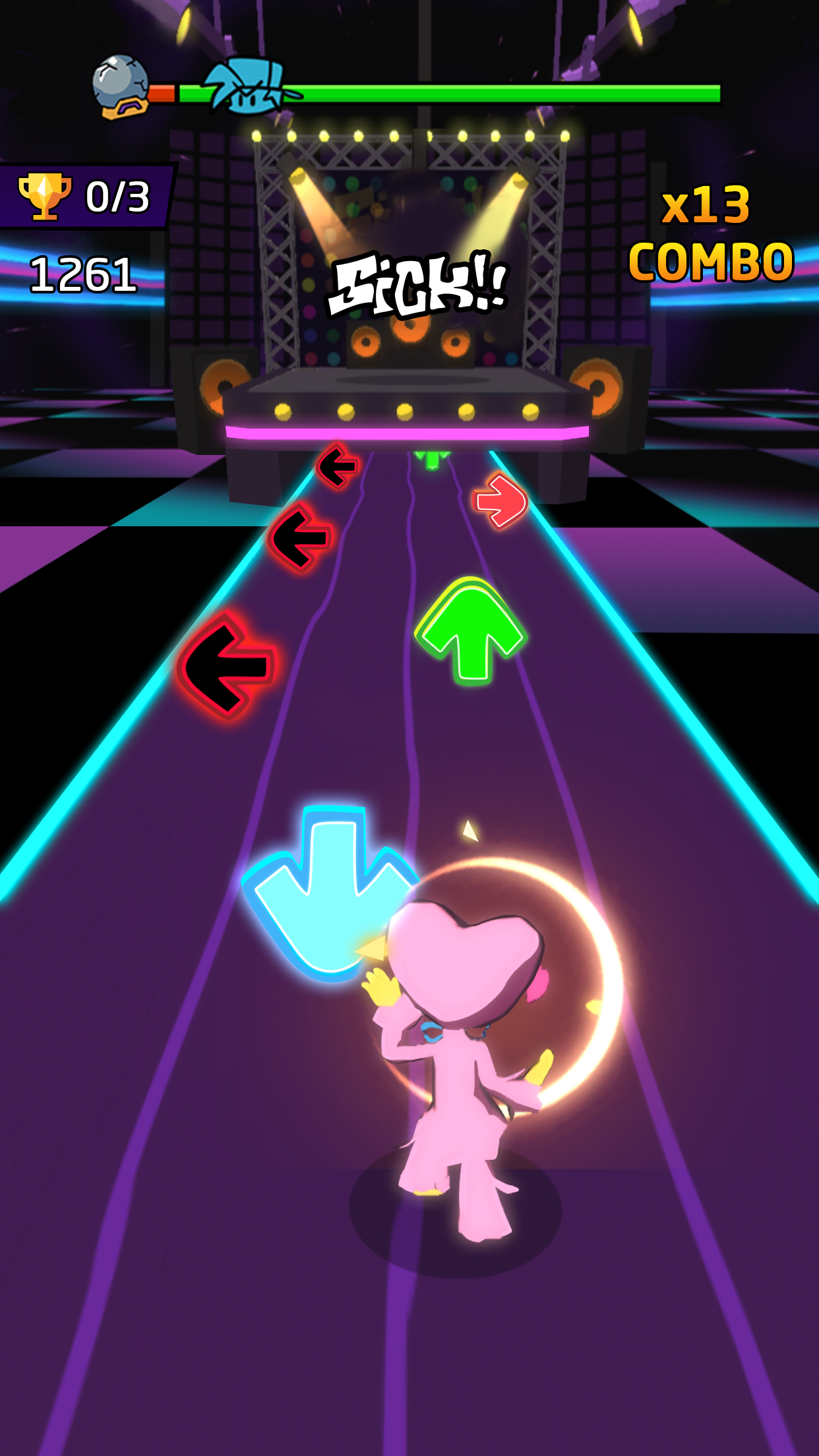 اسکرین شات 1 بازی Blade Night : Rhythm Saber