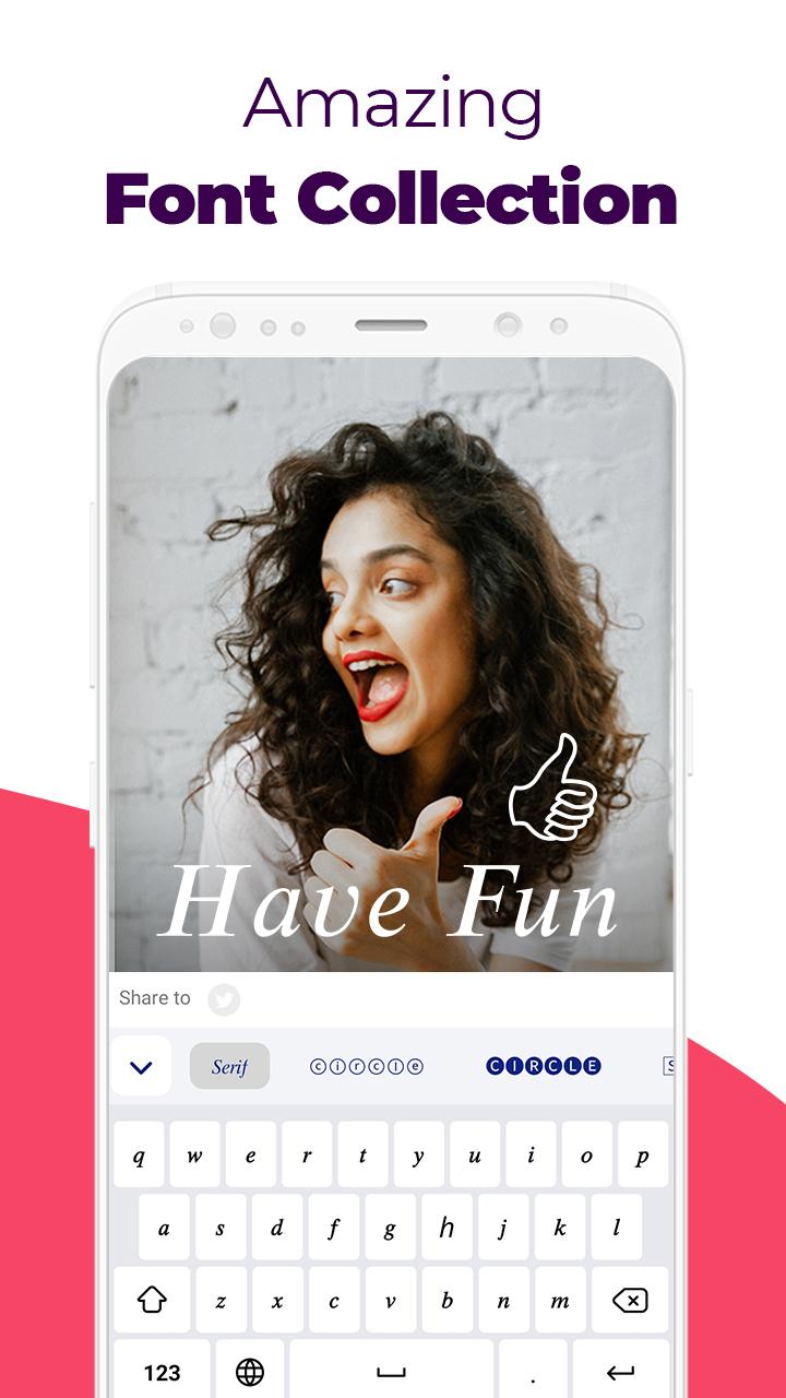 اسکرین شات 1 برنامه Fonts: Font Keyboard & Emojis