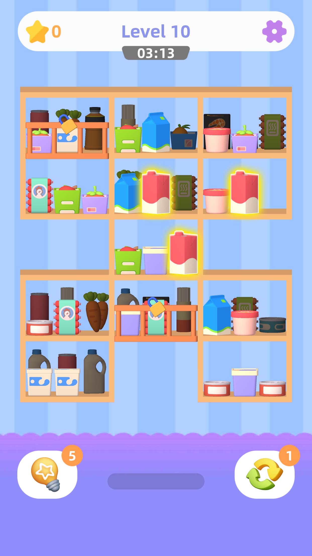اسکرین شات 4 بازی Food Sort: Organizing Games