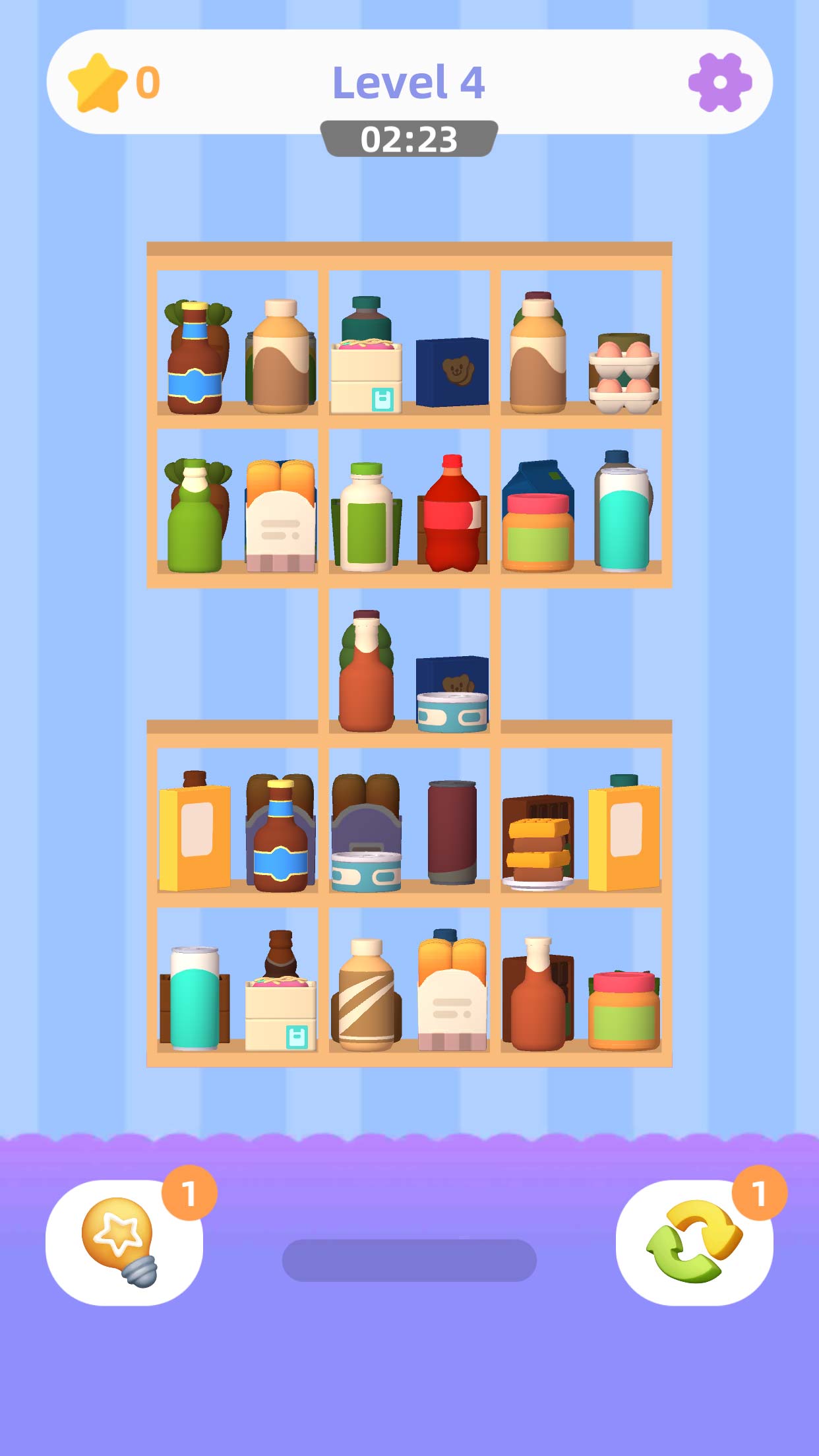 اسکرین شات 2 بازی Food Sort: Organizing Games