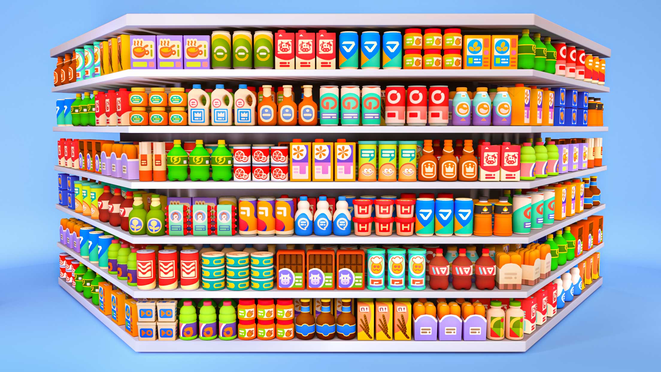 اسکرین شات 1 بازی Food Sort: Organizing Games