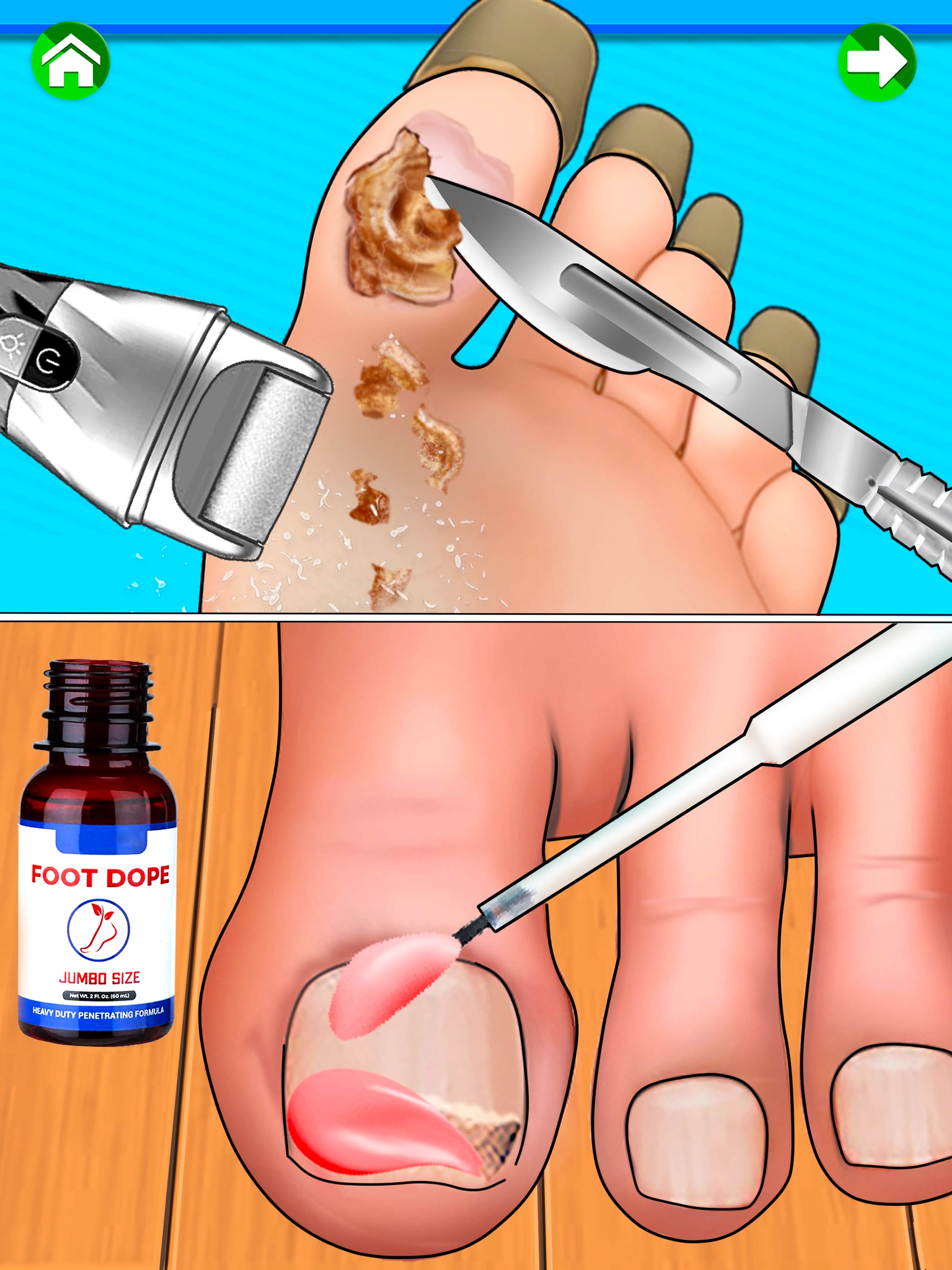 اسکرین شات 6 بازی Foot Spa ASMR Feet Care Games