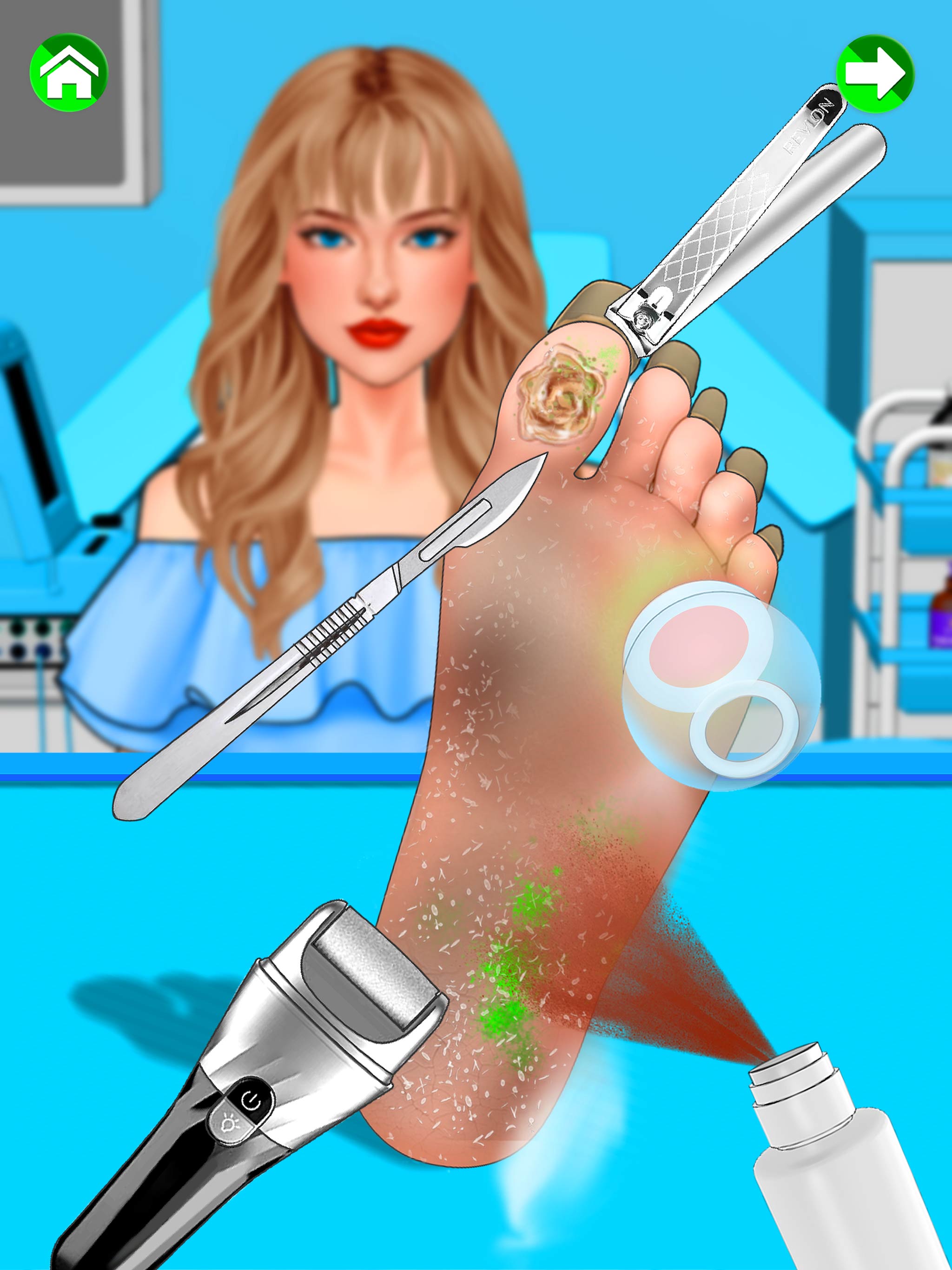 اسکرین شات 4 بازی Foot Spa ASMR Feet Care Games