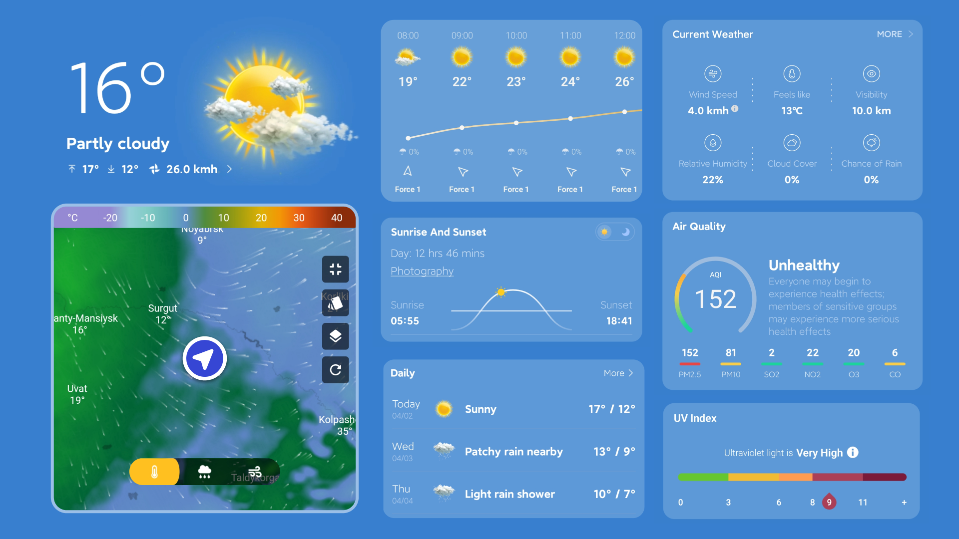 اسکرین شات 6 برنامه Weather - Live weather radar