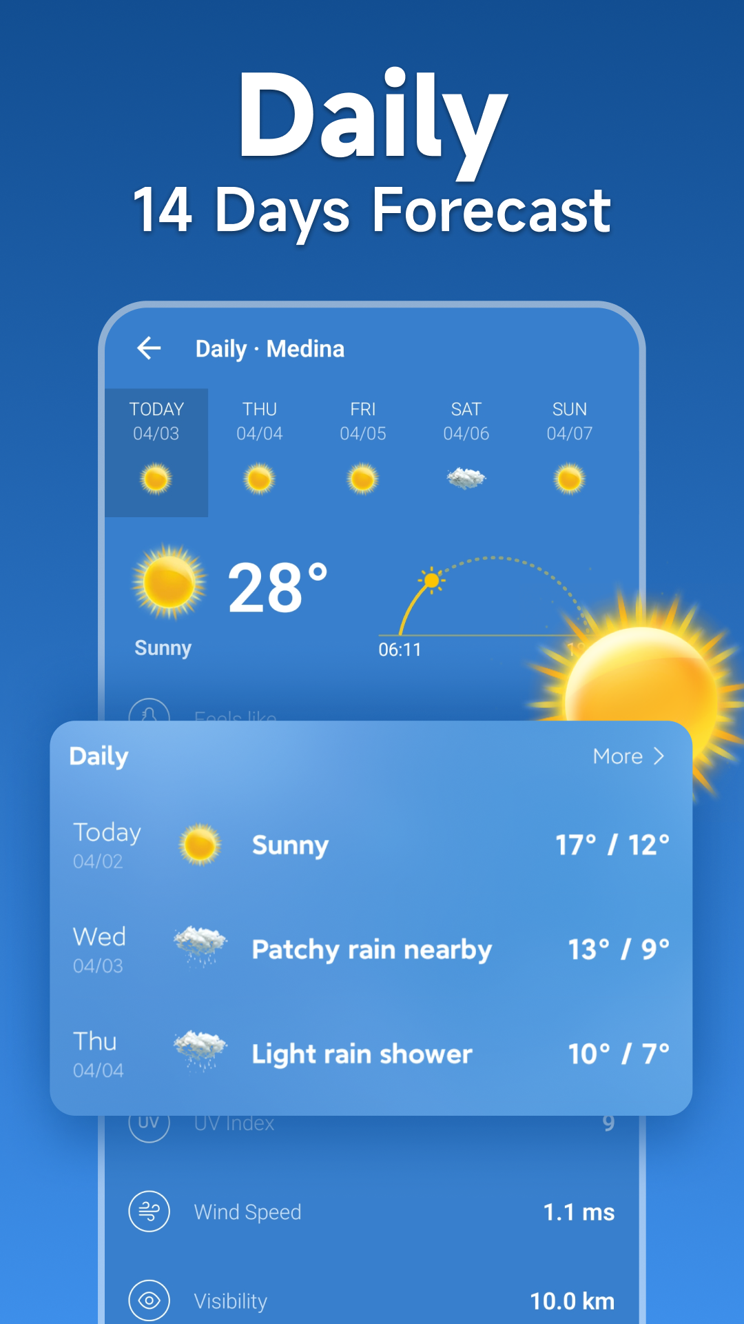 اسکرین شات 3 برنامه Weather - Live weather radar