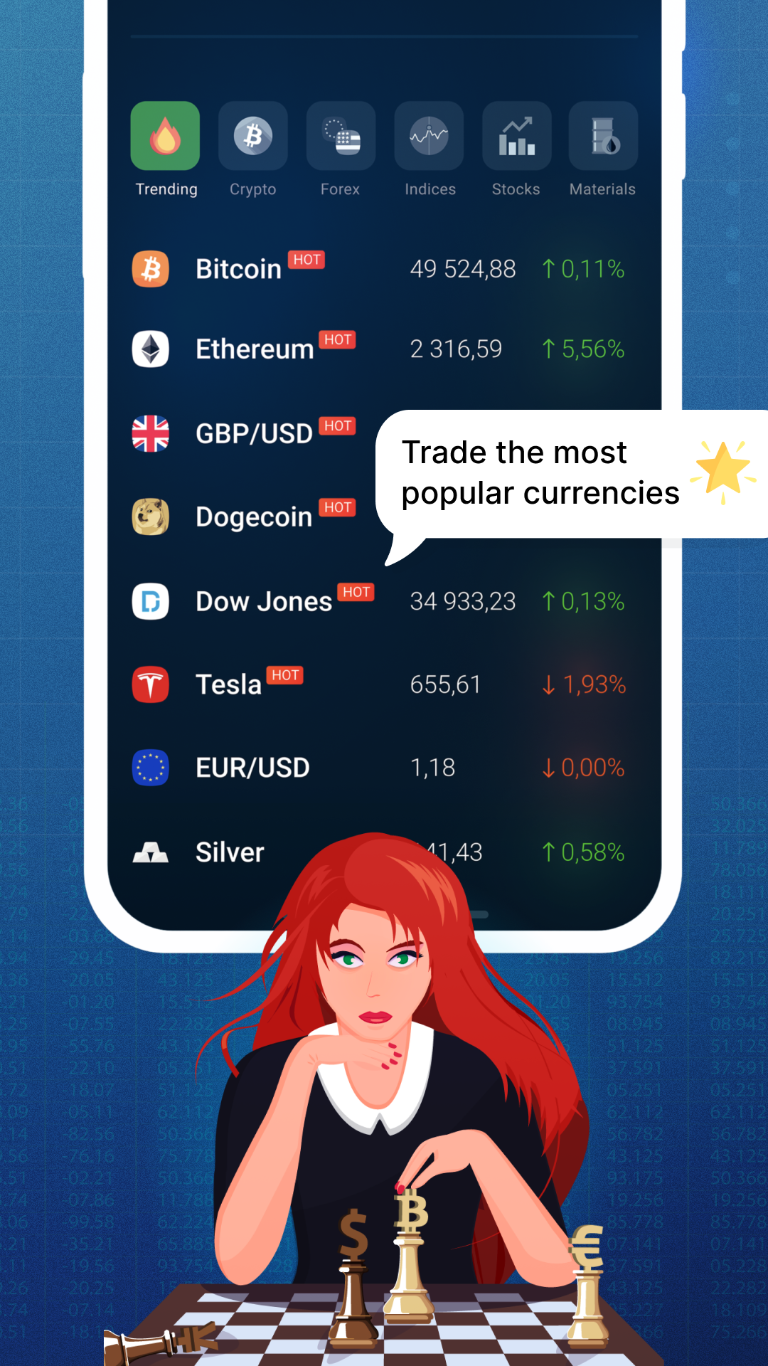 اسکرین شات 2 بازی Forex Game - Online Stocks