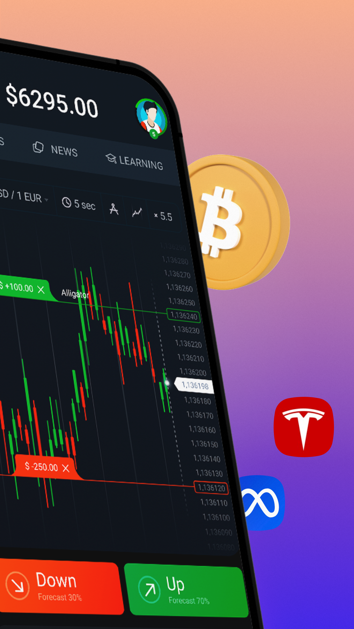 اسکرین شات 2 بازی Forex Game Trading 4 beginners