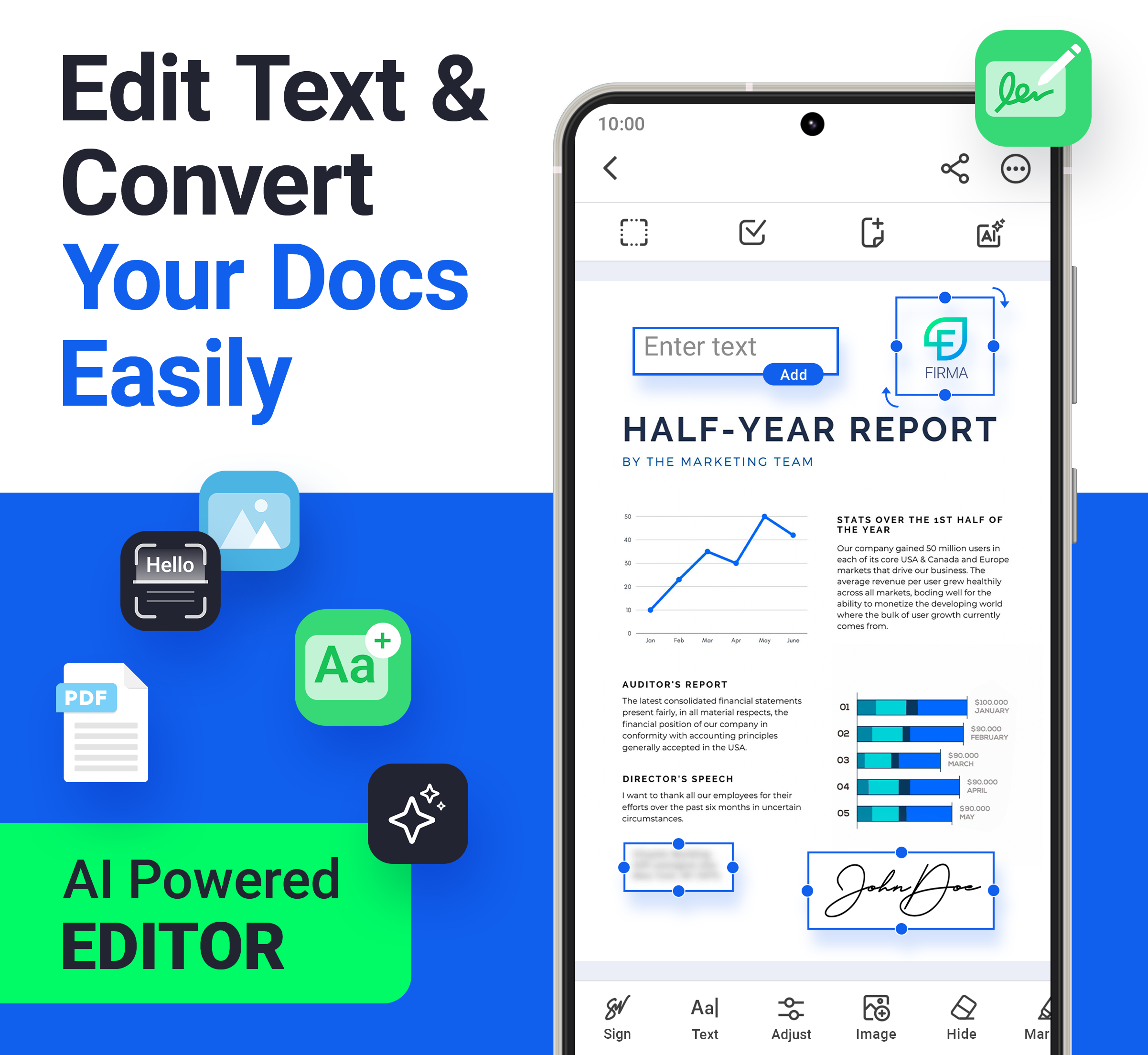 اسکرین شات 1 برنامه Forma: PDF Editor & Converter