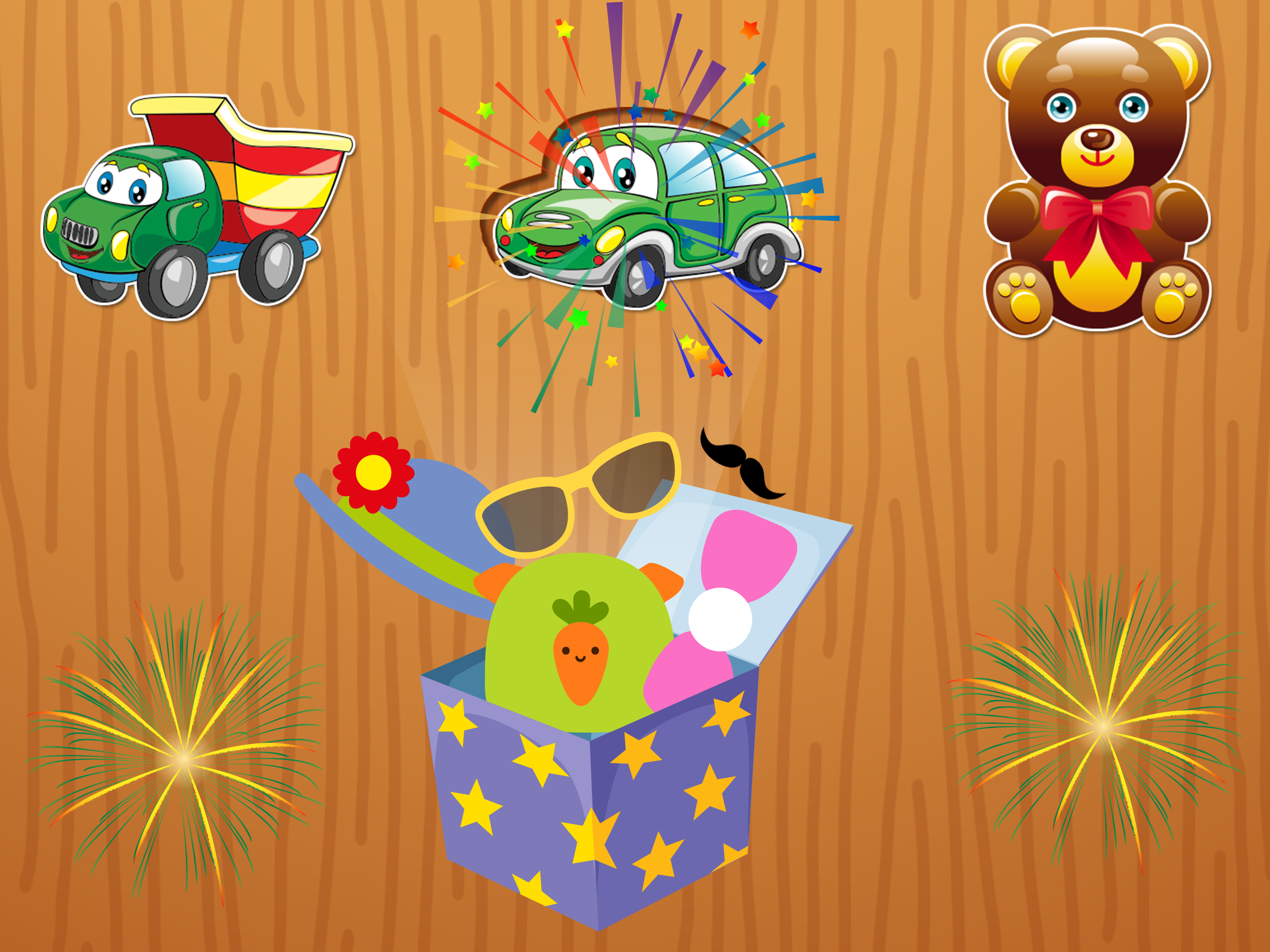 اسکرین شات 2 برنامه Baby Puzzles: Animals & Cars