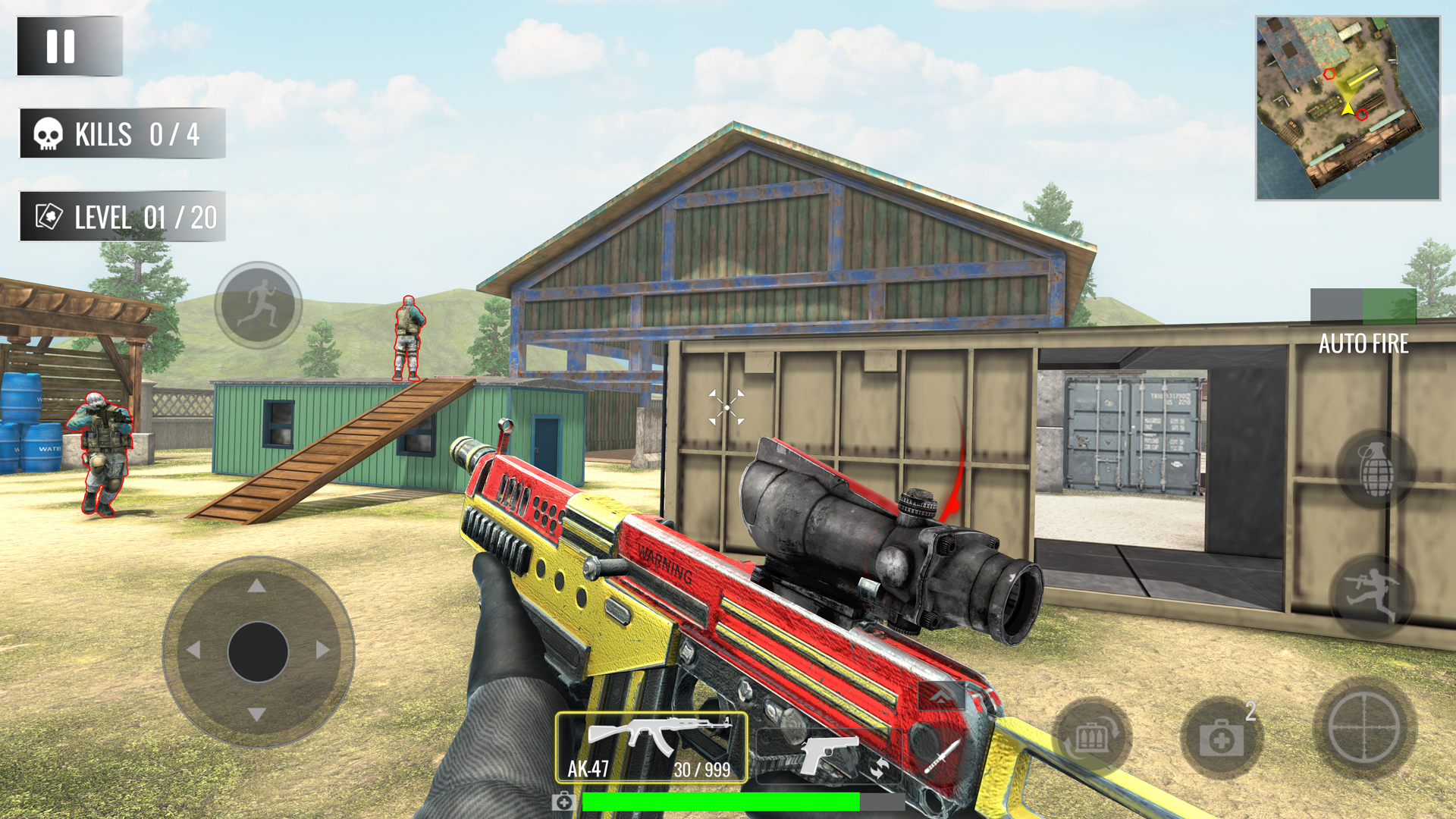 اسکرین شات 1 بازی Gun Games - FPS Shooting Games