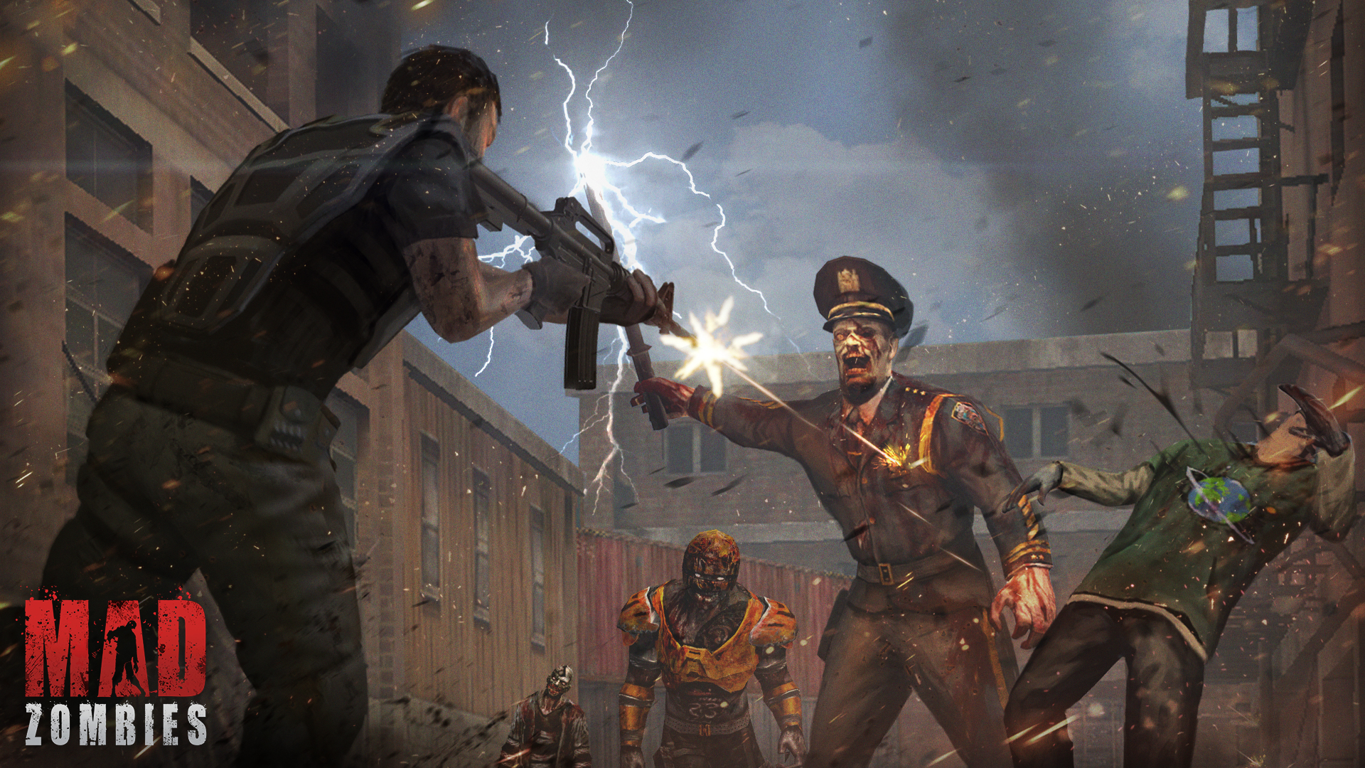 اسکرین شات 3 بازی Mad Zombies: Offline Games
