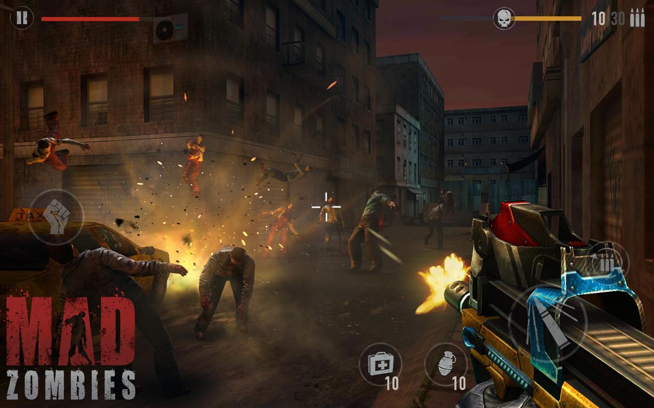 اسکرین شات 6 بازی Mad Zombies: Offline Games