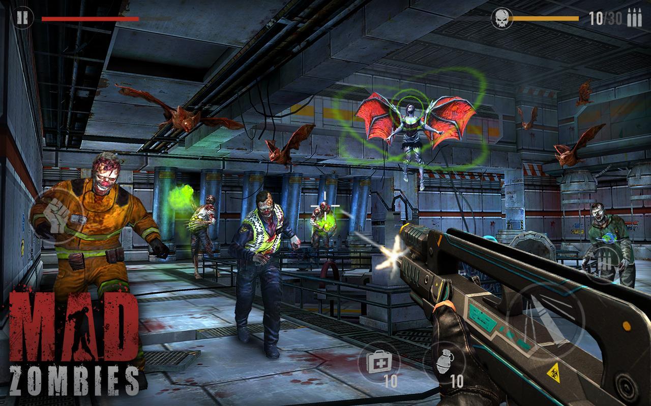 اسکرین شات 3 بازی Mad Zombies: Offline Games