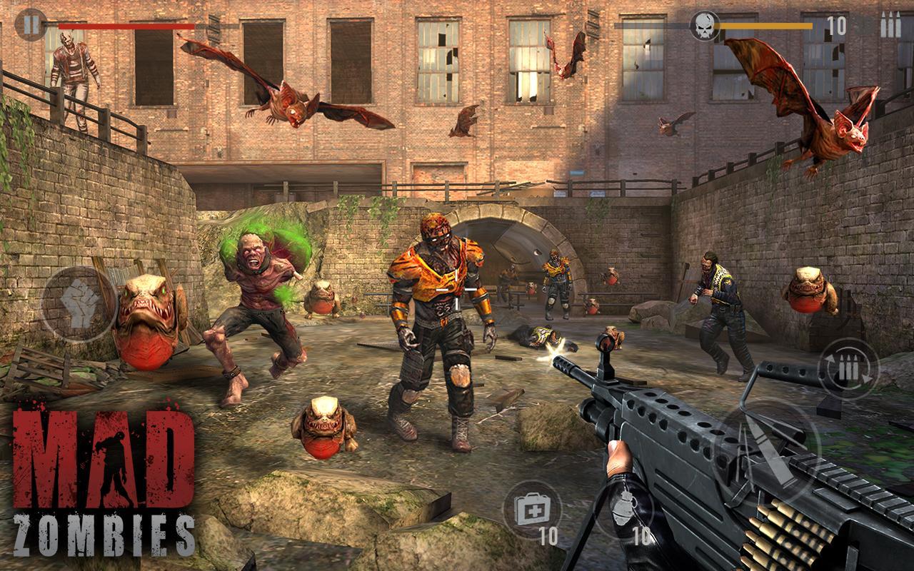 اسکرین شات 4 بازی Mad Zombies: Offline Games