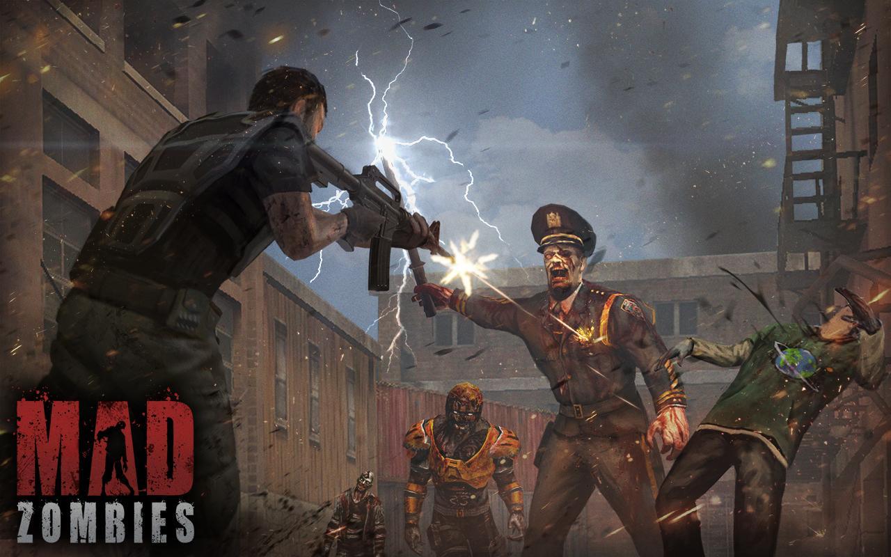 اسکرین شات 2 بازی Mad Zombies: Offline Games