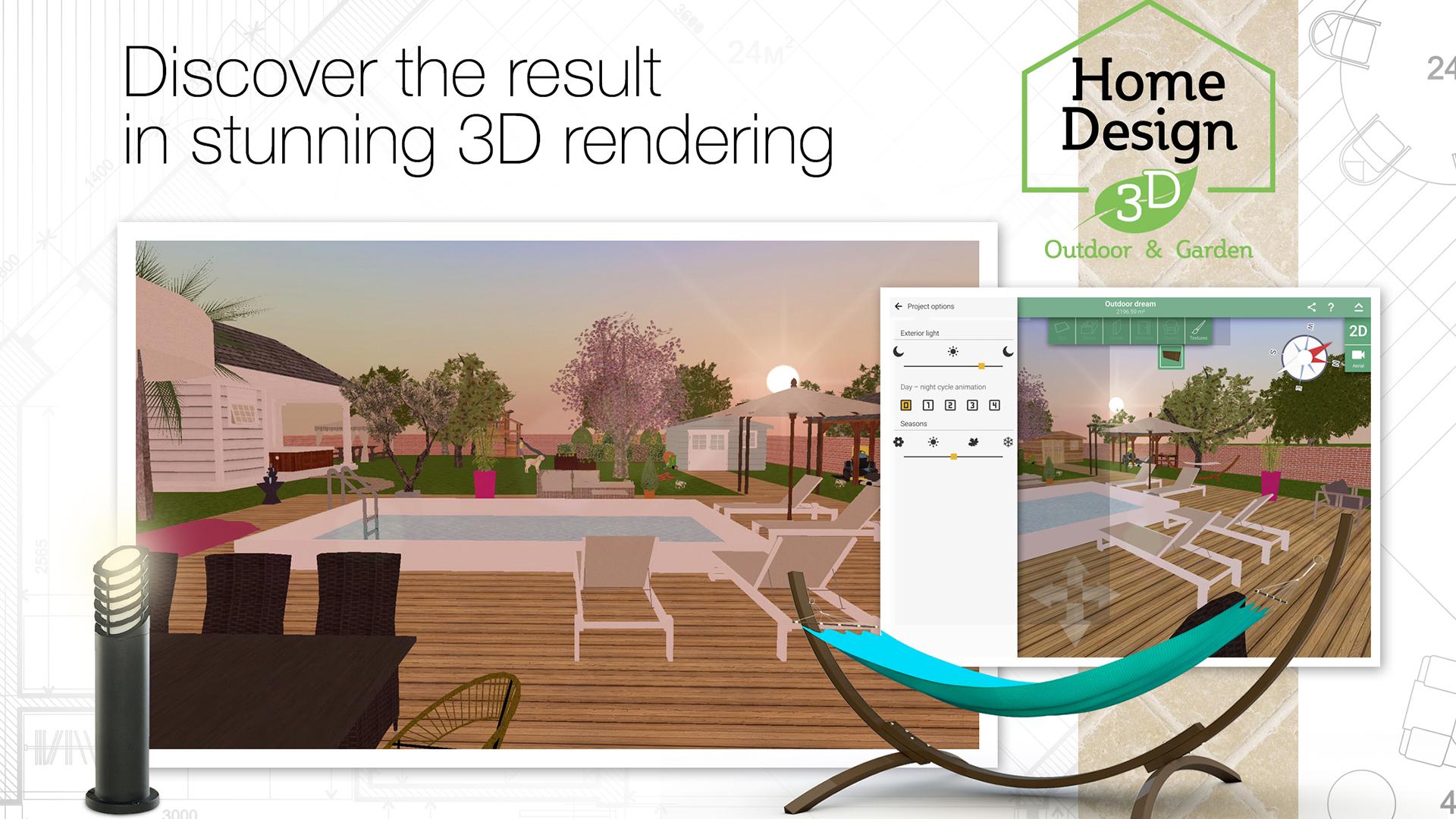 اسکرین شات 5 برنامه Home Design 3D Outdoor/Garden