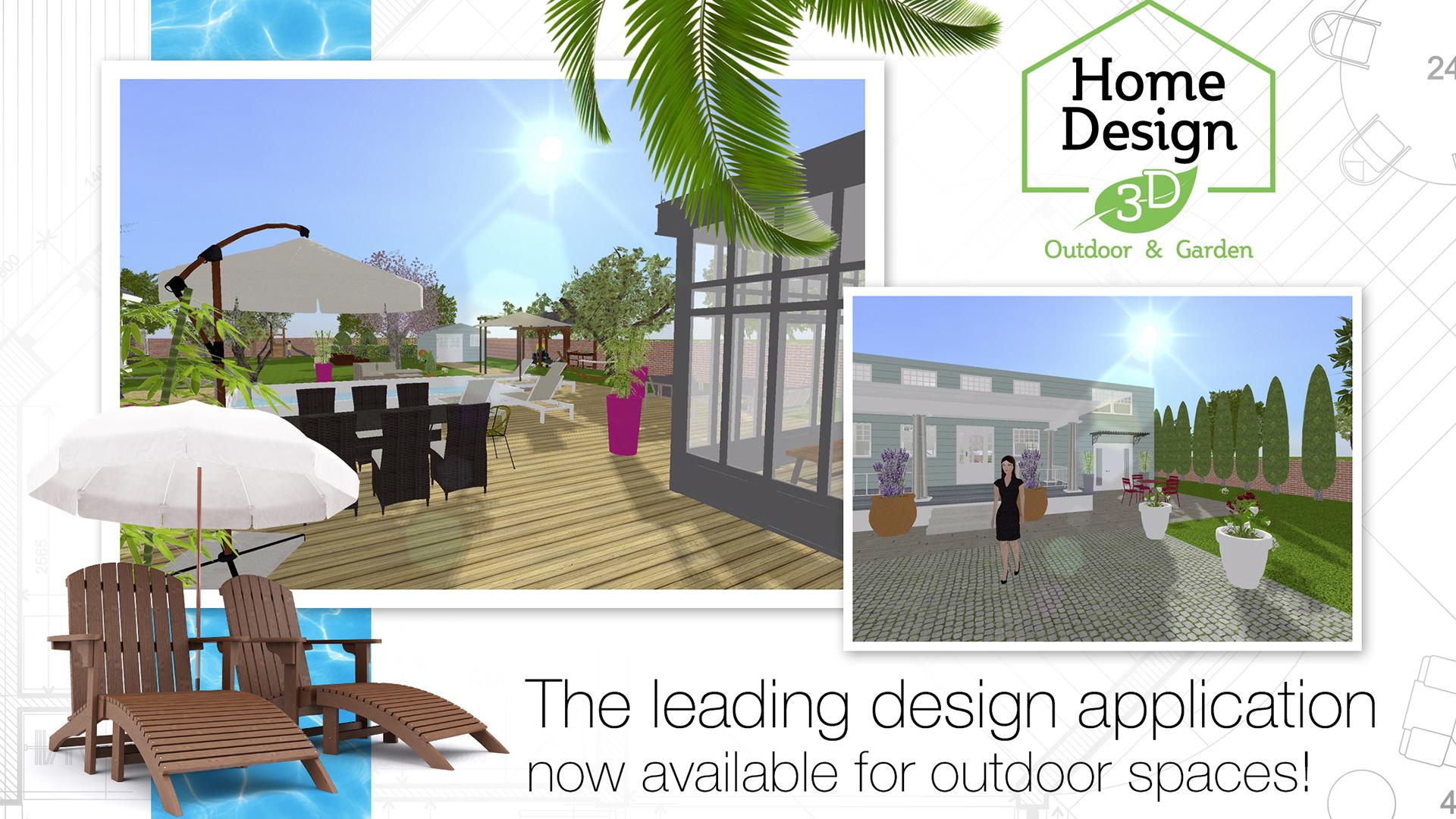 اسکرین شات 1 برنامه Home Design 3D Outdoor/Garden