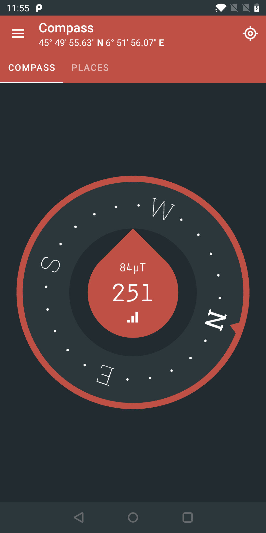 اسکرین شات 1 برنامه Compass