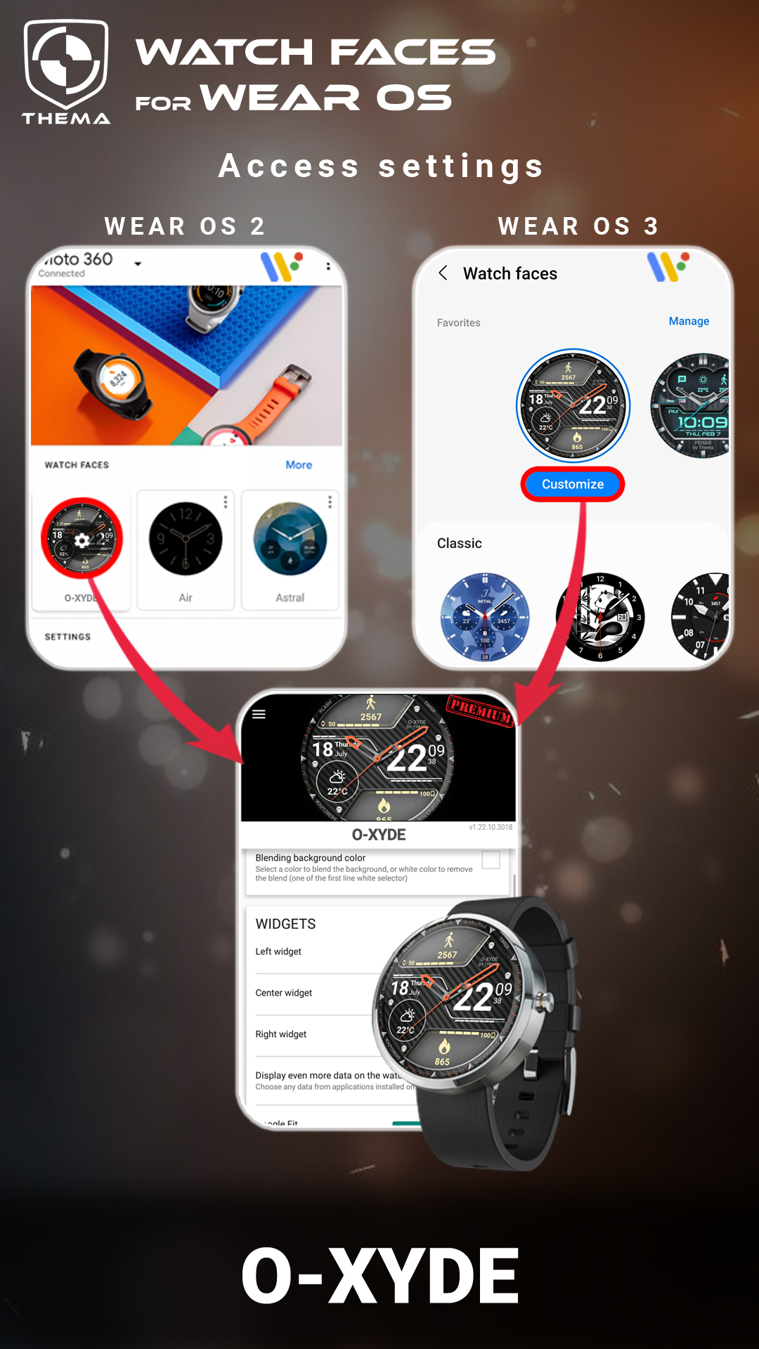 اسکرین شات 7 برنامه O-Xyde Watch Face