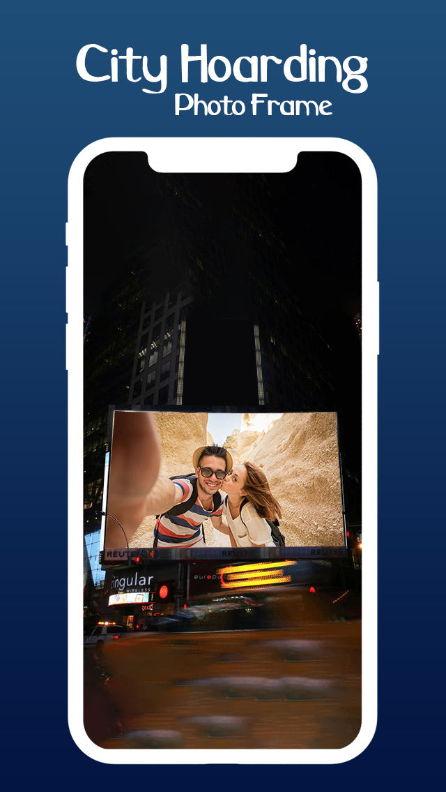 اسکرین شات 1 برنامه City Hoarding Photo Frame