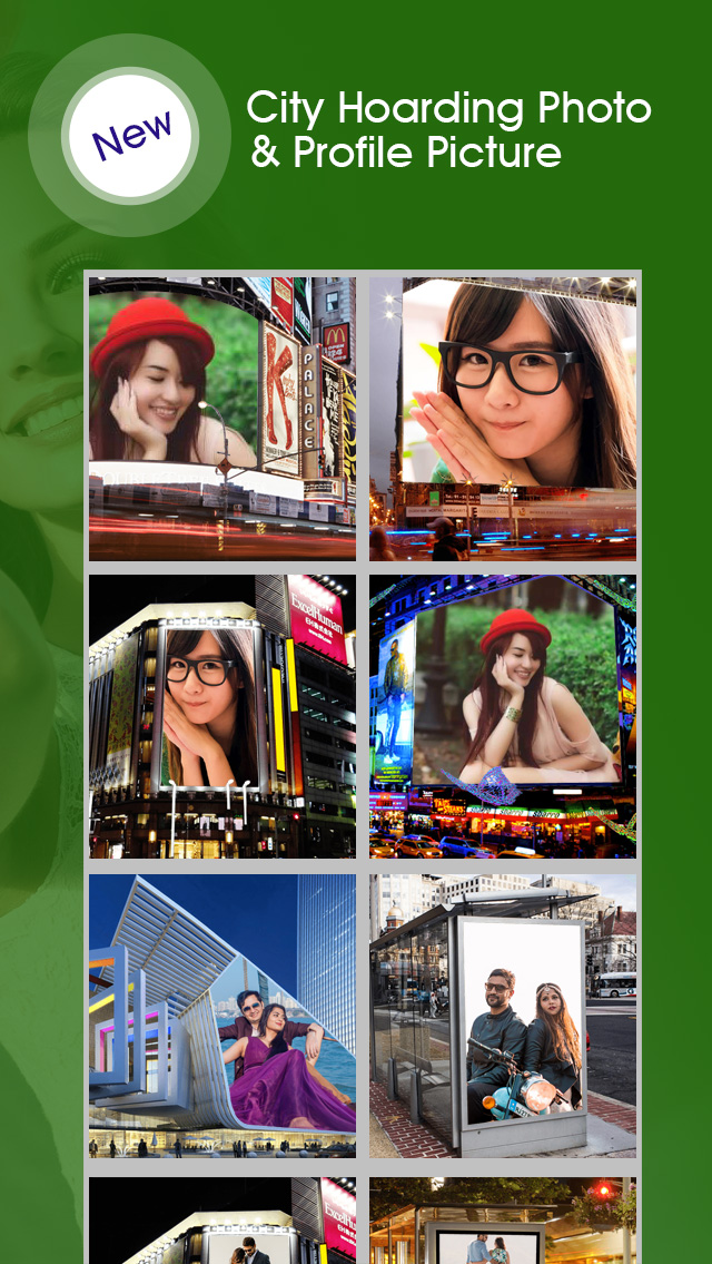 اسکرین شات 2 برنامه City Hoarding Photo Frame