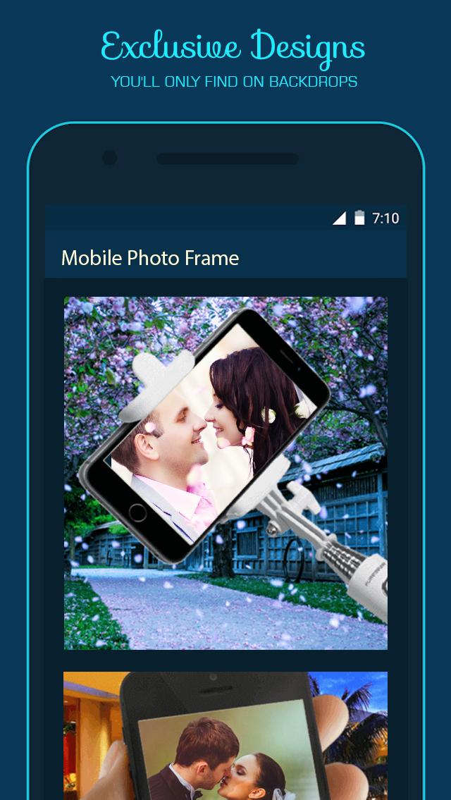 اسکرین شات 1 برنامه Mobile Photo Frame