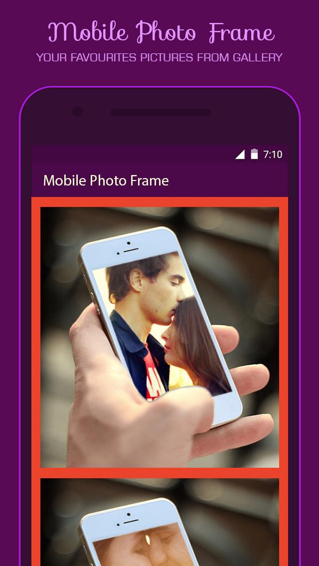 اسکرین شات 4 برنامه Mobile Photo Frame