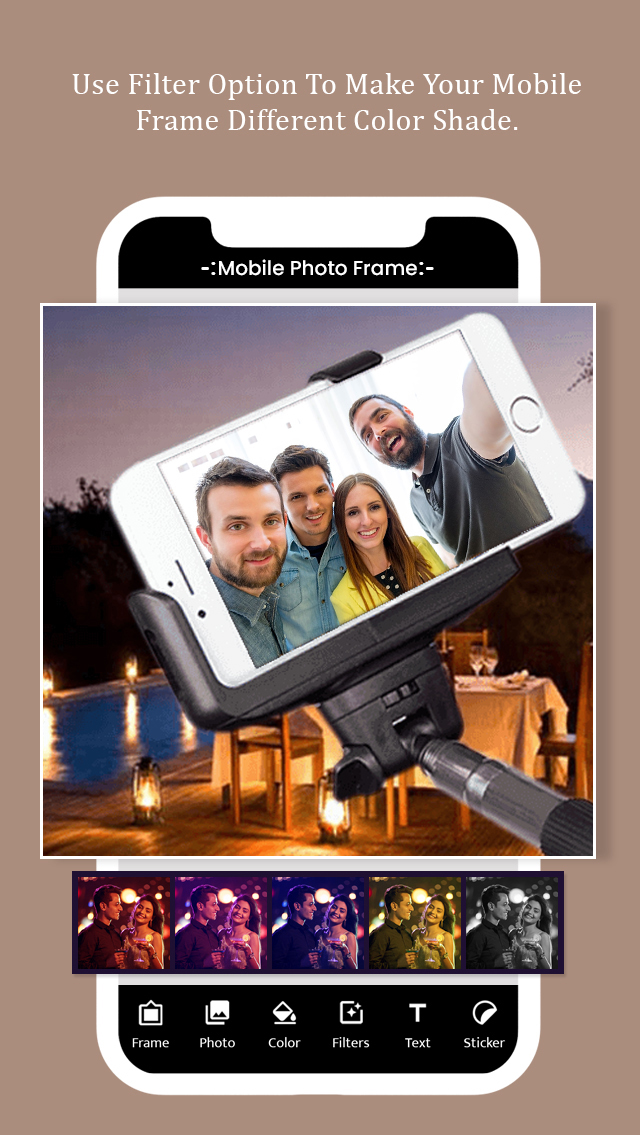 اسکرین شات 3 برنامه Mobile Photo Frame
