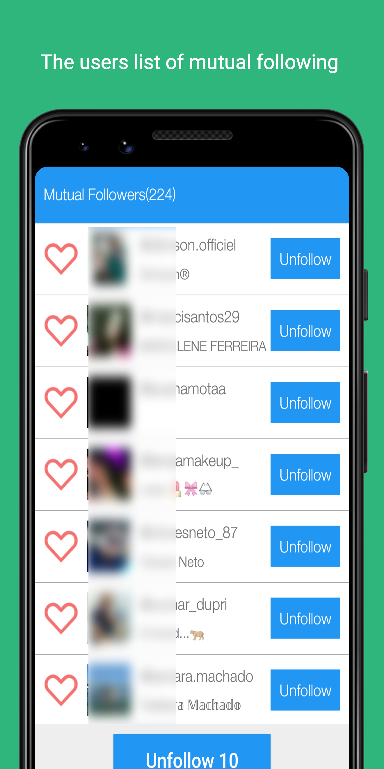 اسکرین شات 7 برنامه Unfollow and Follow users