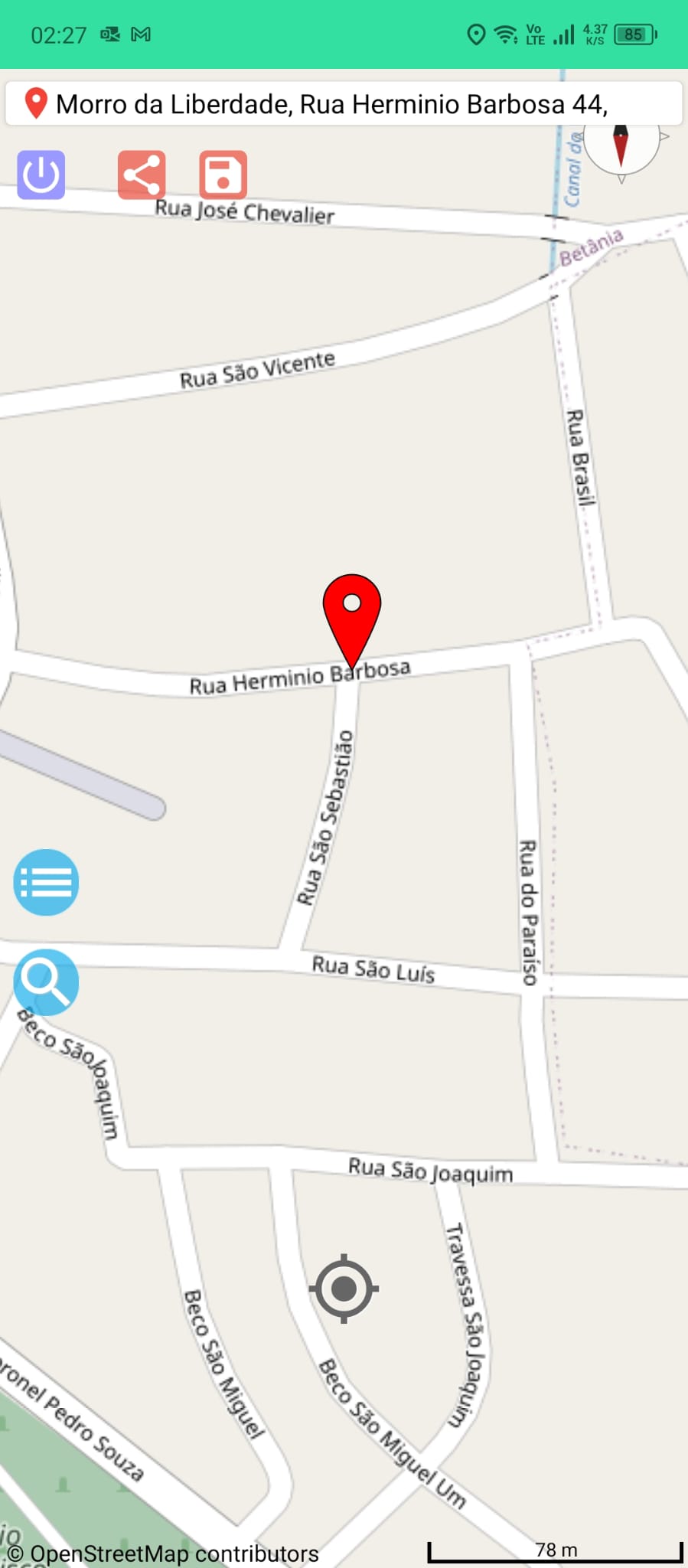 اسکرین شات 1 برنامه USA GPS Maps & My Navigation