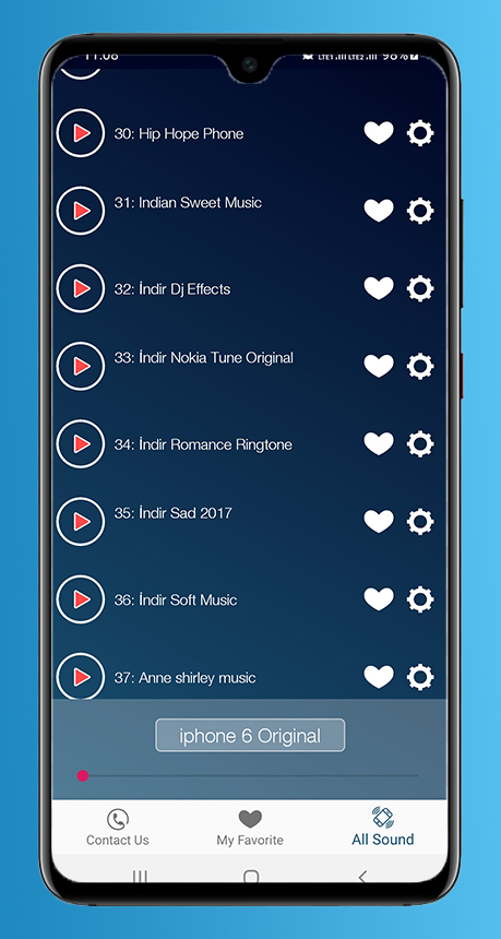 اسکرین شات 2 برنامه Music ringtones for phone