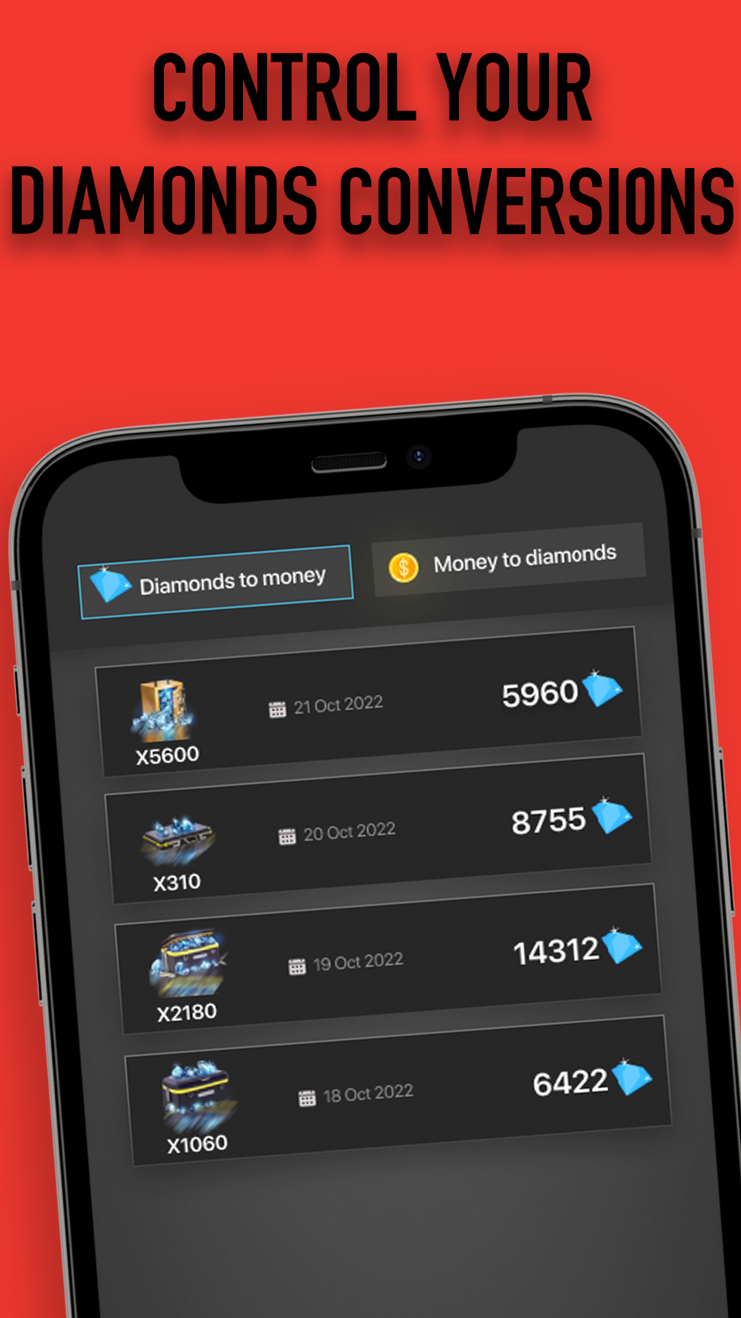 اسکرین شات 1 برنامه FFUpp diamonds calculator