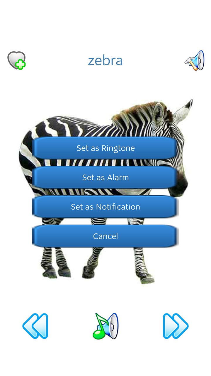 اسکرین شات 4 برنامه Sounds of Fauna + ringtones