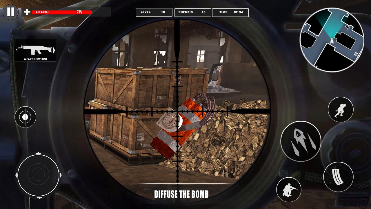 اسکرین شات 6 بازی Gun War Fire Duty: WW2 Shooter