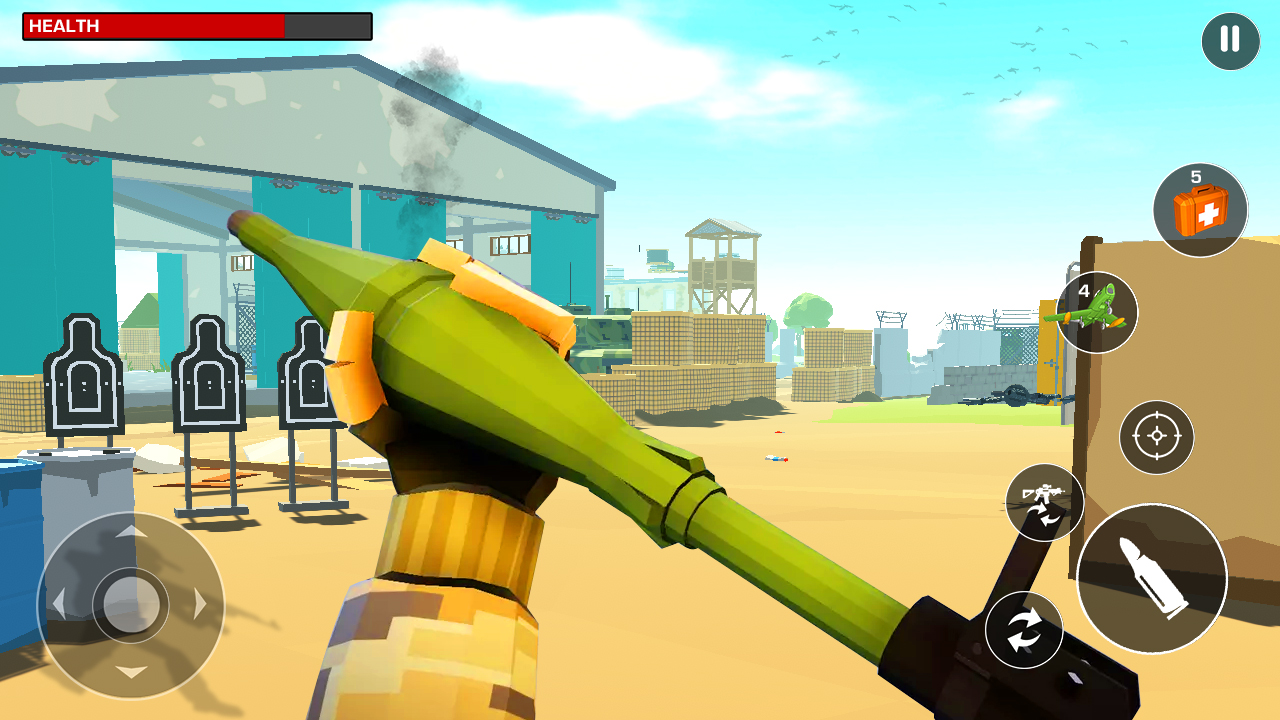 اسکرین شات 5 بازی Poly Battle Shooting FPS Games