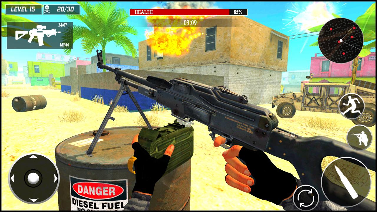 اسکرین شات 5 بازی Call of Gun: Machine Gun War