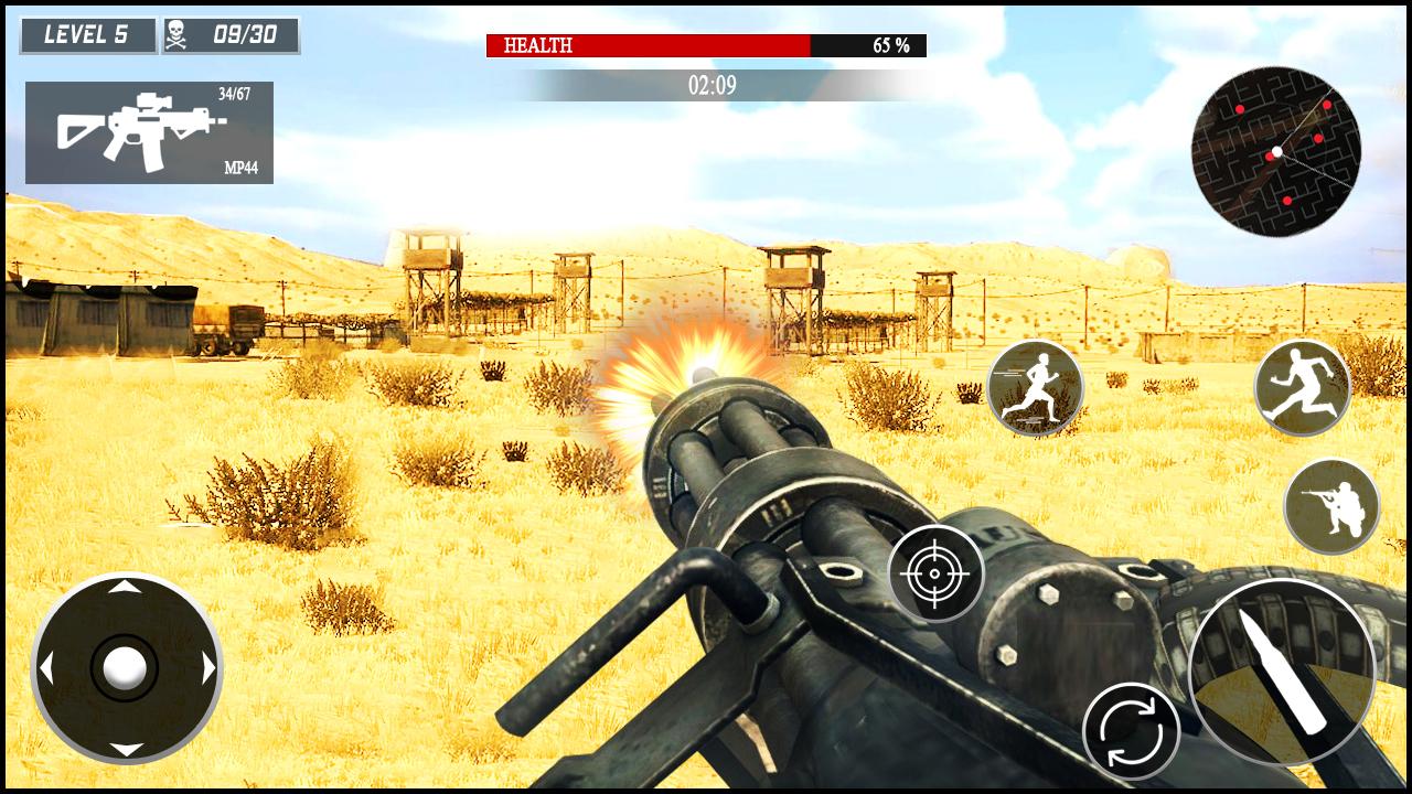 اسکرین شات 2 بازی Call of Gun: Machine Gun War