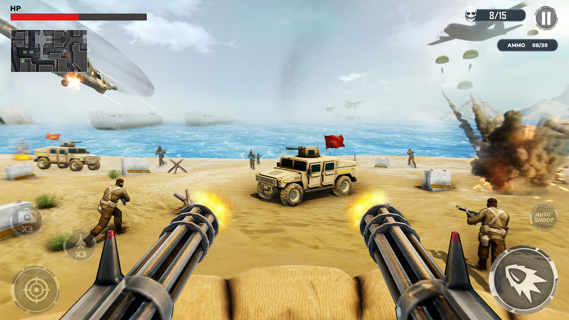 اسکرین شات 2 بازی WW2 Tank Battle: War Offline