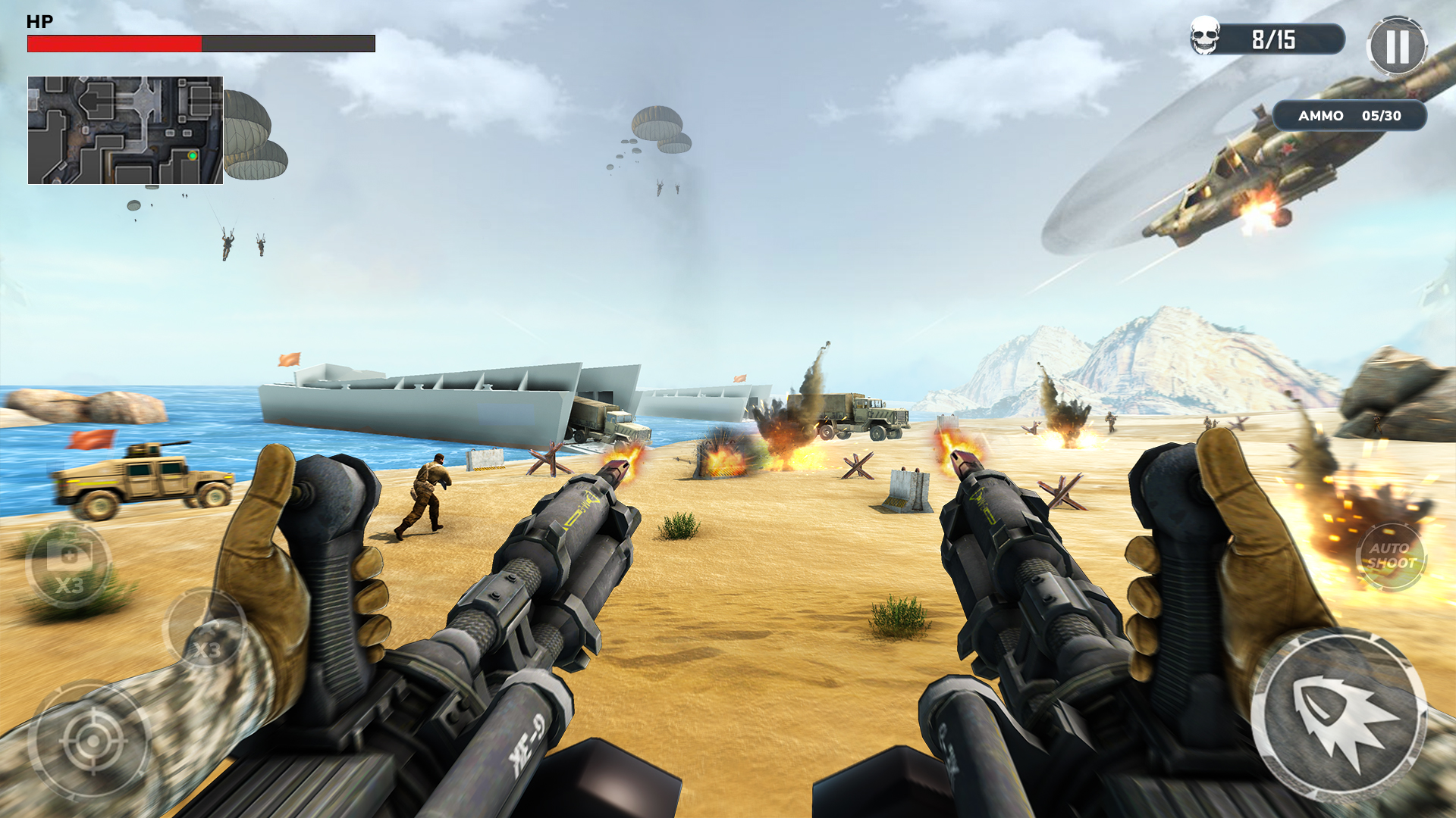 اسکرین شات 3 بازی WW2 Tank Battle: War Games FPS