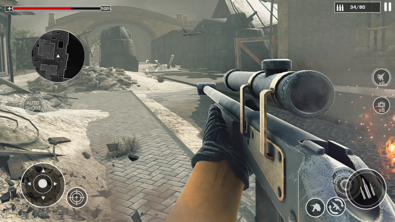 اسکرین شات 5 بازی WW2 Sniper 3D: FPS War Games