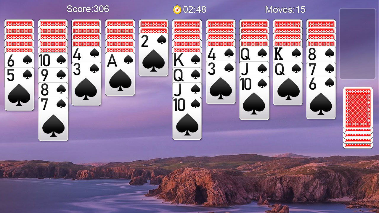 اسکرین شات 2 بازی Spider Solitaire-Card Games