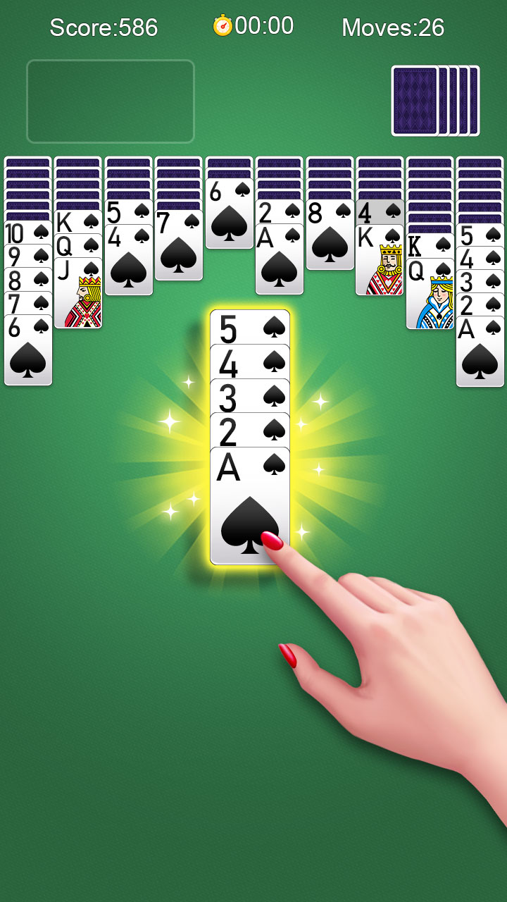 اسکرین شات 4 بازی Spider Solitaire-Card Games