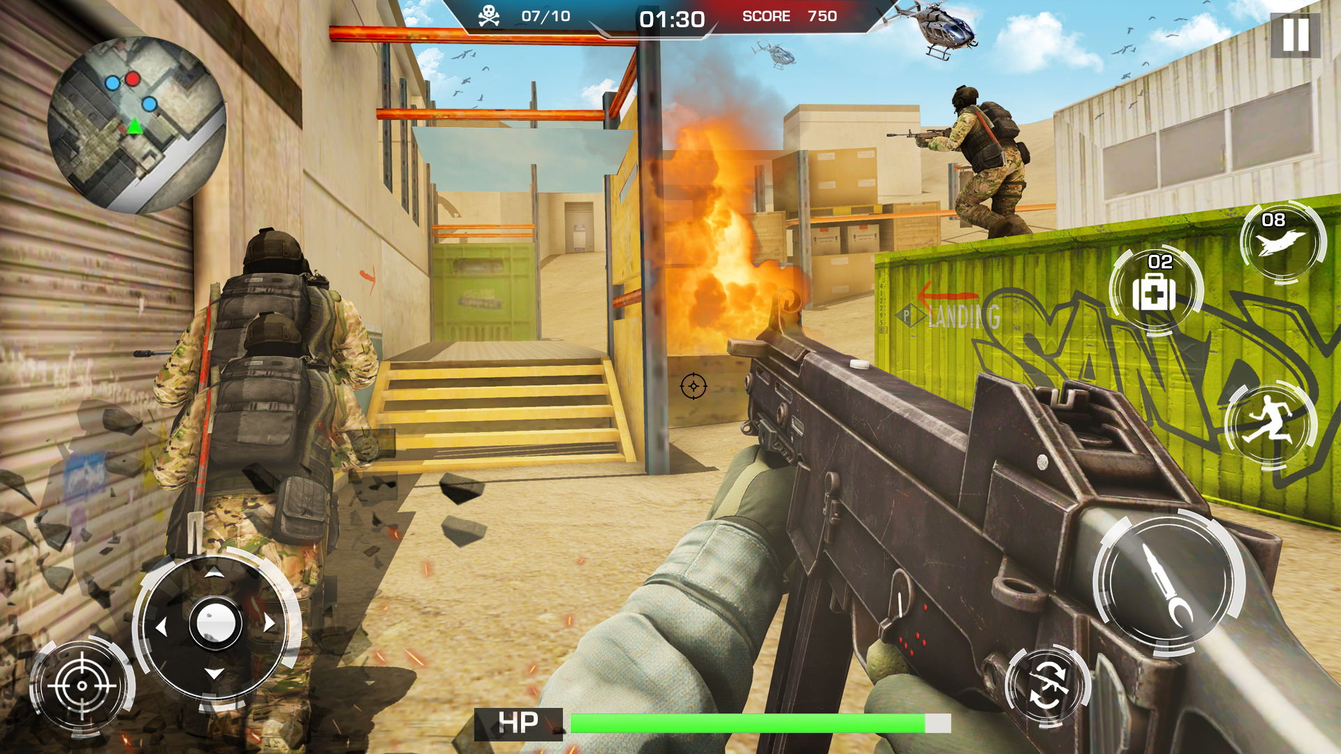 اسکرین شات 2 بازی Critical Warfare Strike Games