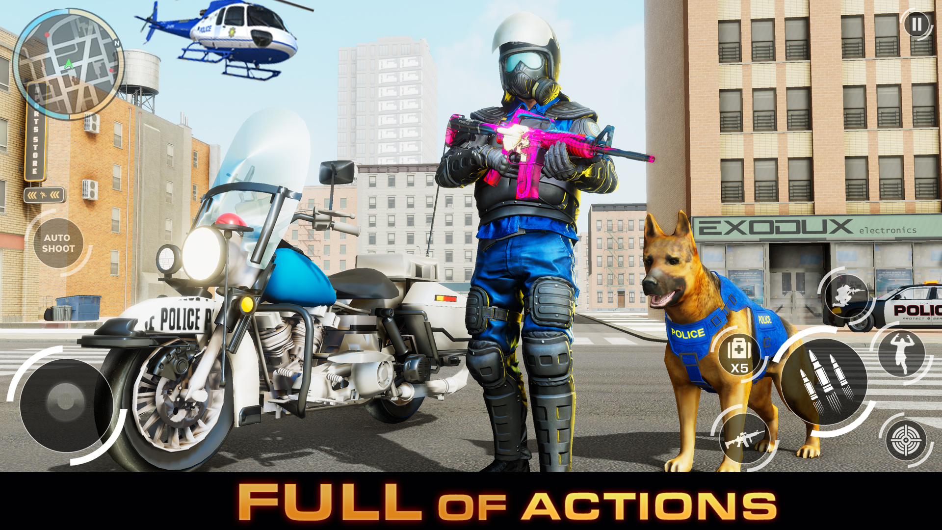 اسکرین شات 3 بازی Police Shooting: FPS Gun Games