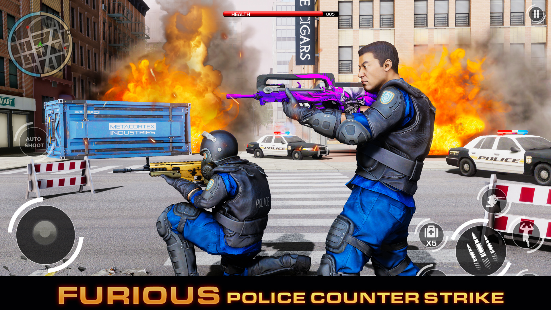 اسکرین شات 1 بازی Police Shooting: FPS Gun Games