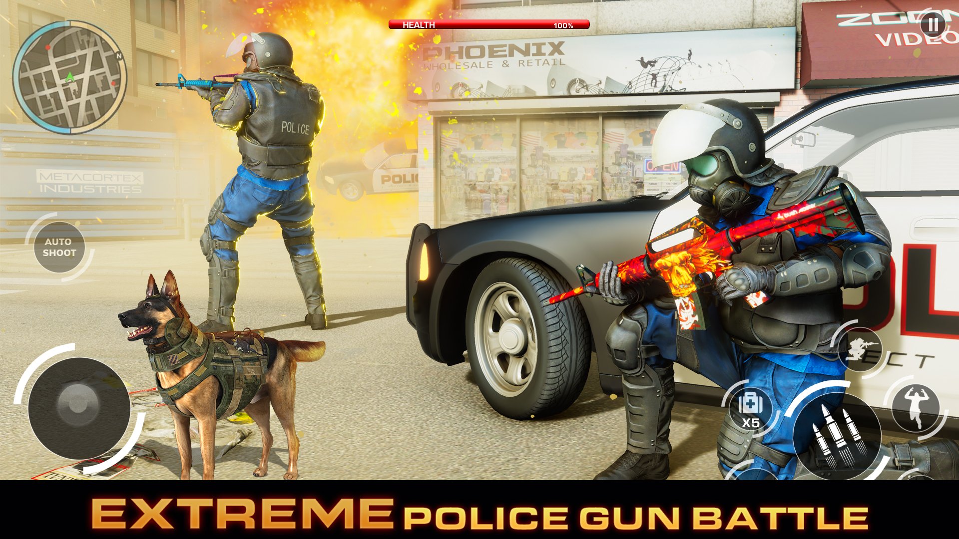 اسکرین شات 2 بازی Police Shooting: FPS Gun Games